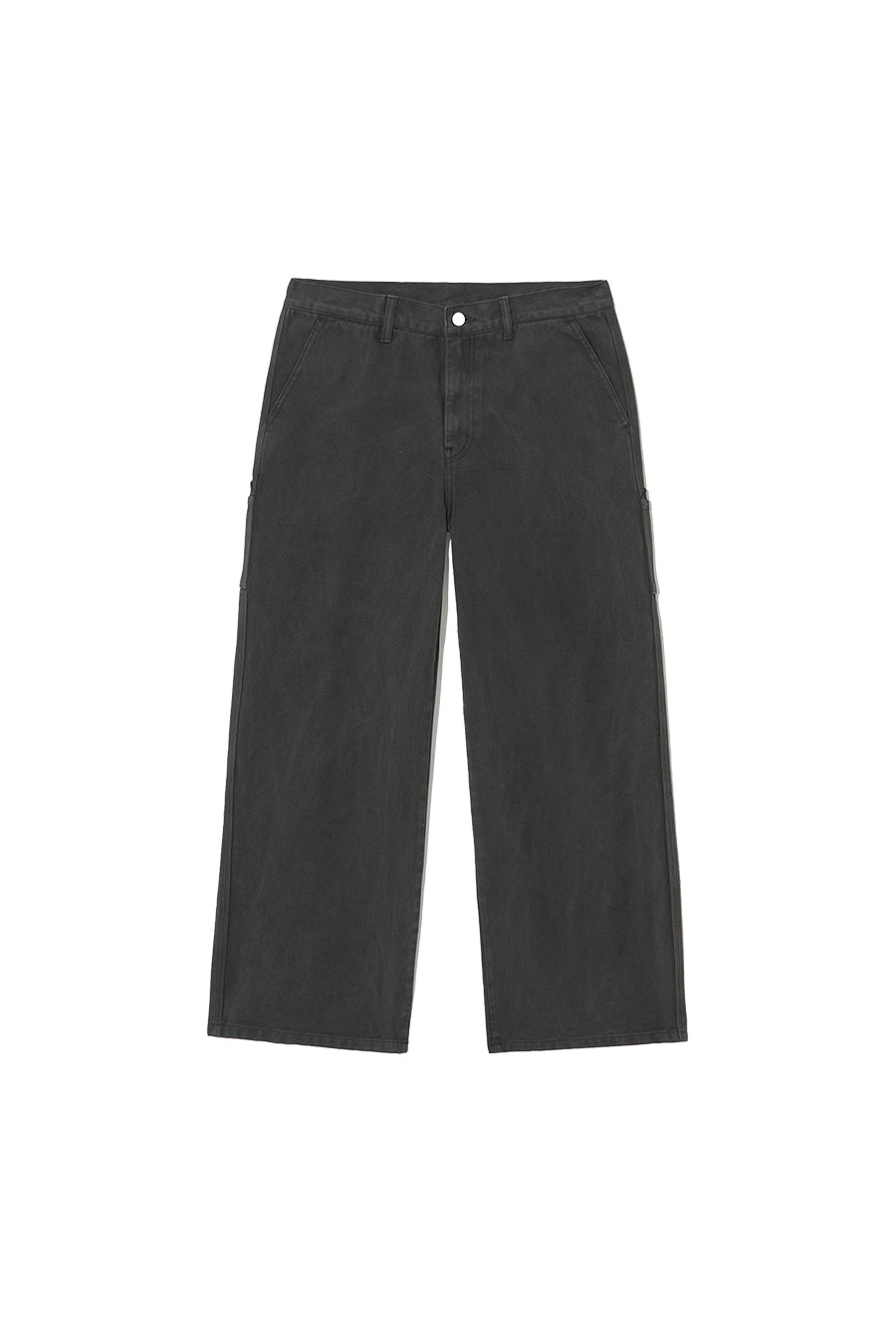 Garment Dyed Carpenter Pants Black - A.DECADE
